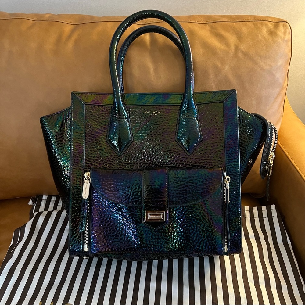 Henri Bendel Petrol Rivington Bag